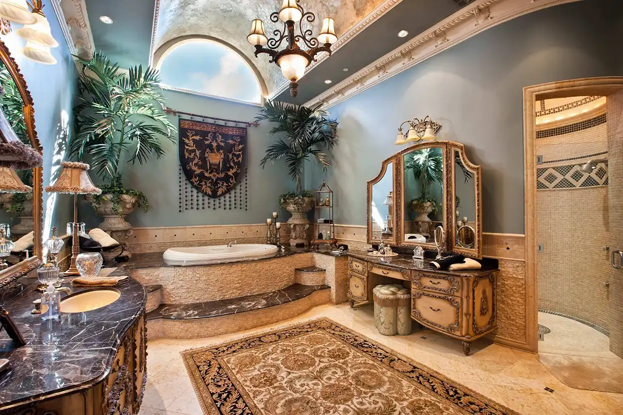 Отделка ванной комнаты в арабском стиле