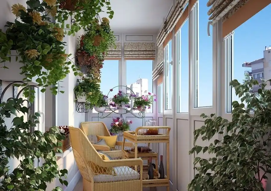 Зимний сад своими руками на балконе